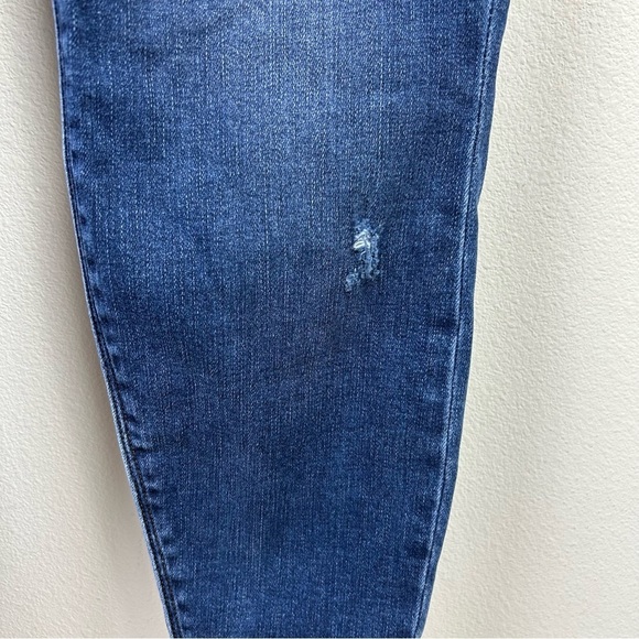 SPANX Pull-on Elastic Waist distressed denim jean jeggings size: M - Picture 4 of 10